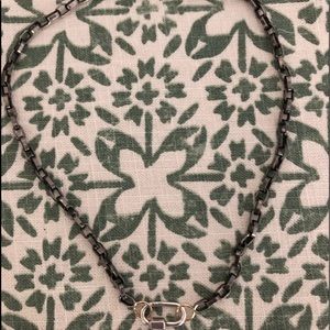 Marla Aaron biker chain and lock